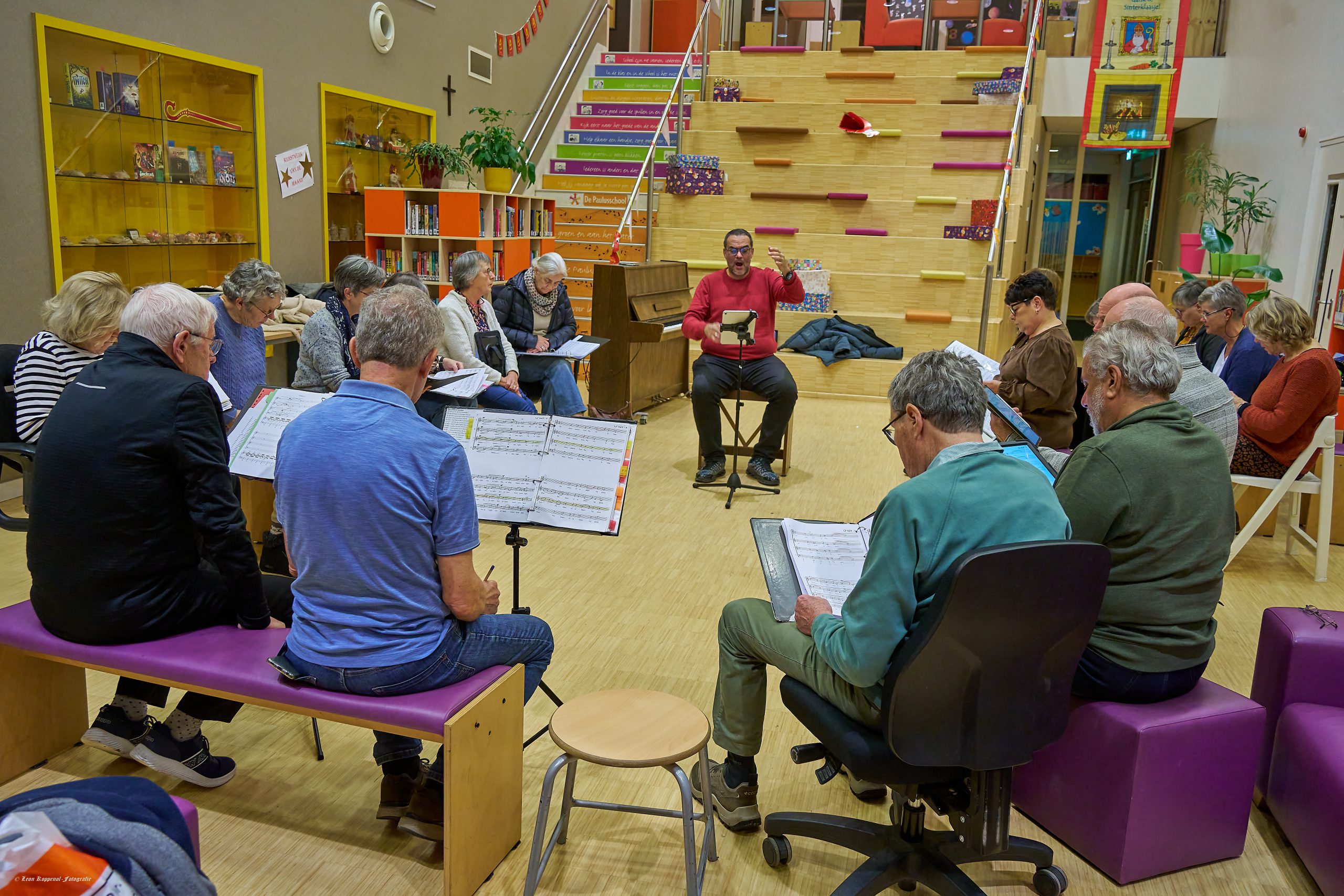 Repetitieavond bij Vocaal Ensemble Che Passione